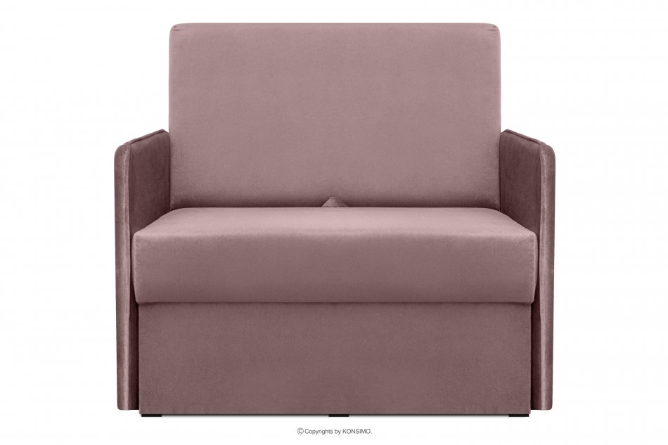 PEDATU Rozkładany fotel do dziecięcego pokoju różowy różowy - zdjęcie 0