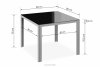 ARCTI Zestaw mebli ogrodowych stół z krzesłami rozkładanymi czarny/srebrny - zdjęcie 16
