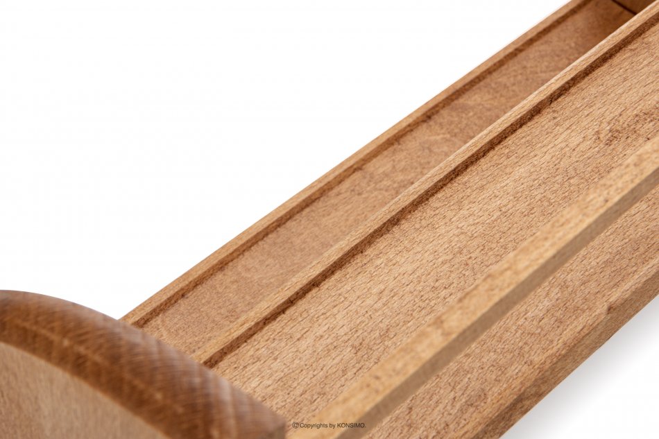 PEPEROS Drewniany przyprawnik dwupoziomowy brązowy brązowy - zdjęcie 7