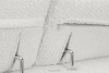 RATLO Rozkładany narożnik baranek z pojemnikiem na pościel kremowy prawy kremowy - zdjęcie 15