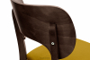 LYCO Krzesło loft orzech ciemny musztardowy musztardowy/orzech ciemny - zdjęcie 8