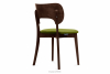 LYCO Krzesła loft orzech ciemny oliwkowy 2szt olwikowy/orzech ciemny - zdjęcie 7