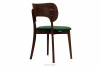 LYCO Krzesło loft orzech ciemny zielony ciemny zielony/orzech ciemny - zdjęcie 5