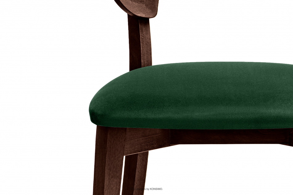 LYCO Krzesła loft orzech ciemny zielony 2szt ciemny zielony/orzech ciemny - zdjęcie 7
