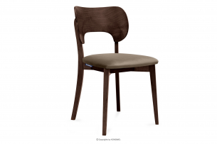 LYCO, https://konsimo.pl/kolekcja/lyco/ Krzesło loft orzech ciemny beżowy beżowy/orzech ciemny - zdjęcie