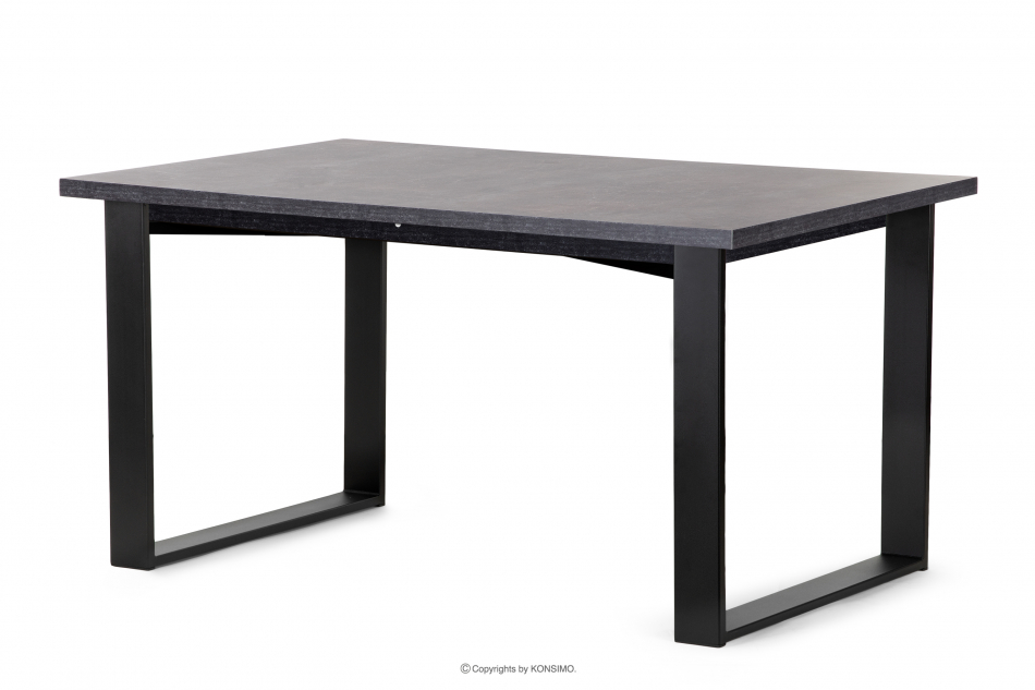 CETO Stół w stylu loftowym rozkładany beton szary - zdjęcie 2