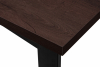 CETO Stół w stylu loftowym rozkładany orzech orzech ciemny - zdjęcie 4