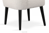 APPA Fotel na wysokich nogach do salonu boucle kremowy kremowy/czarny - zdjęcie 8