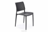 COPELLA Nowoczesne krzesło na taras czarne czarny - zdjęcie 2