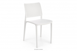 COPELLA, https://konsimo.pl/kolekcja/copella/ Nowoczesne krzesło do jadalni białe biały - zdjęcie