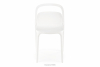FENOKE Białe nowoczesne krzesło na taras biały - zdjęcie 3