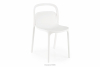 FENOKE Białe nowoczesne krzesło na taras biały - zdjęcie 2