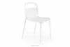FENOKE Białe nowoczesne krzesło na taras biały - zdjęcie 1