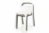 FENOKE Białe nowoczesne krzesło na taras biały - zdjęcie 7