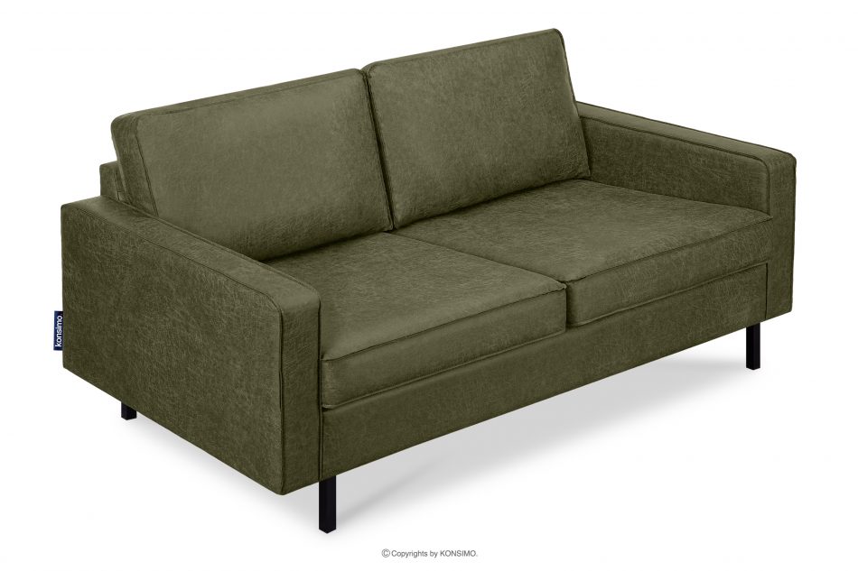 INVIA Sofa w stylu loft 2 osobowa zielony zielony - zdjęcie 3