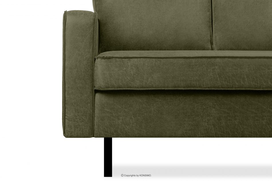 INVIA Sofa w stylu loft 2 osobowa zielony zielony - zdjęcie 10