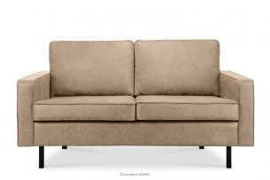 INVIA, https://konsimo.pl/kolekcja/invia/ Sofa w stylu loft 2 osobowa beżowy beżowy - zdjęcie