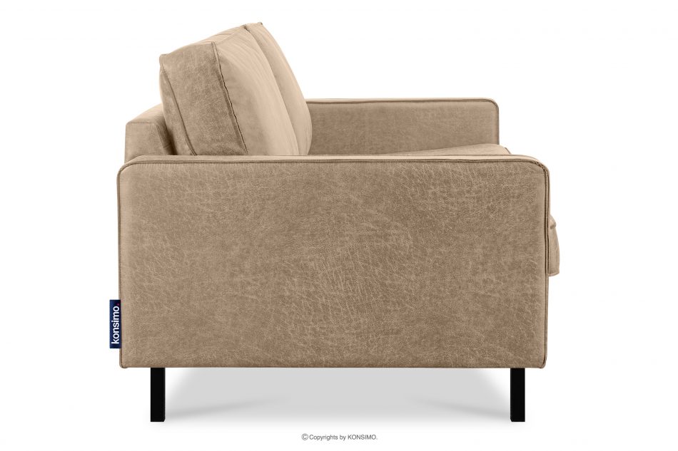 INVIA Sofa w stylu loft 2 osobowa beżowy beżowy - zdjęcie 4