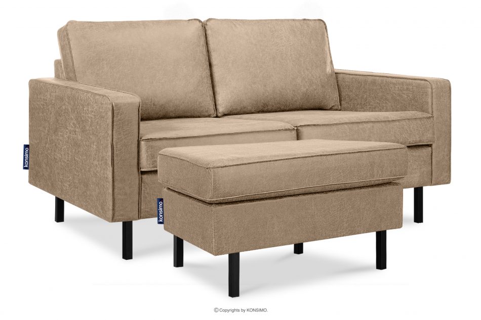 INVIA Sofa w stylu loft 2 osobowa beżowy beżowy - zdjęcie 15