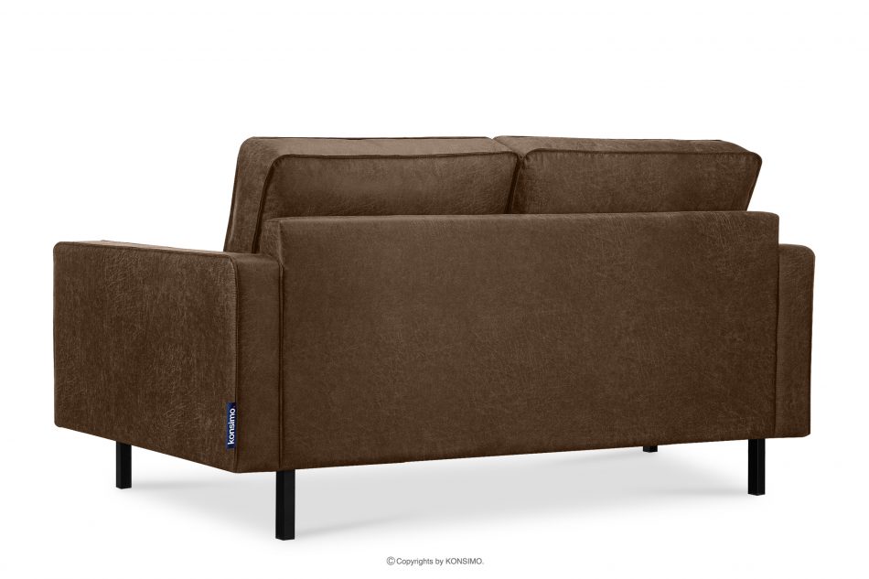 INVIA Sofa loftowa 2 osobowa ciemny brązowy ciemny brązowy - zdjęcie 5