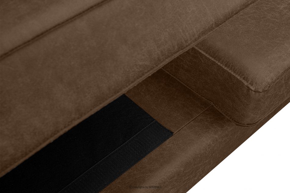 INVIA Sofa loftowa 2 osobowa ciemny brązowy ciemny brązowy - zdjęcie 12