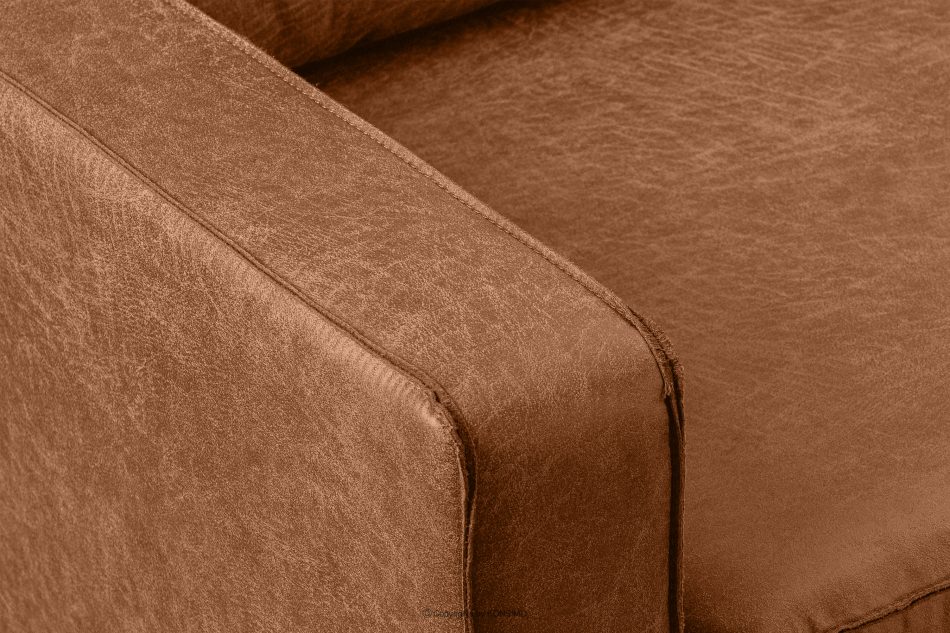 INVIA Sofa loftowa 2 osobowa cognac rudy - zdjęcie 7