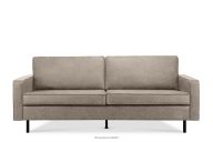 Sofa w stylu loft 3 osobowa jasny szary