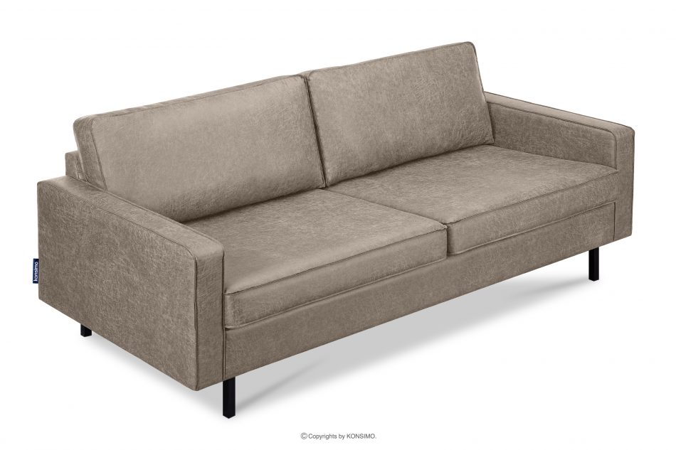 INVIA Sofa w stylu loft 3 osobowa jasny szary jasny szary - zdjęcie 3