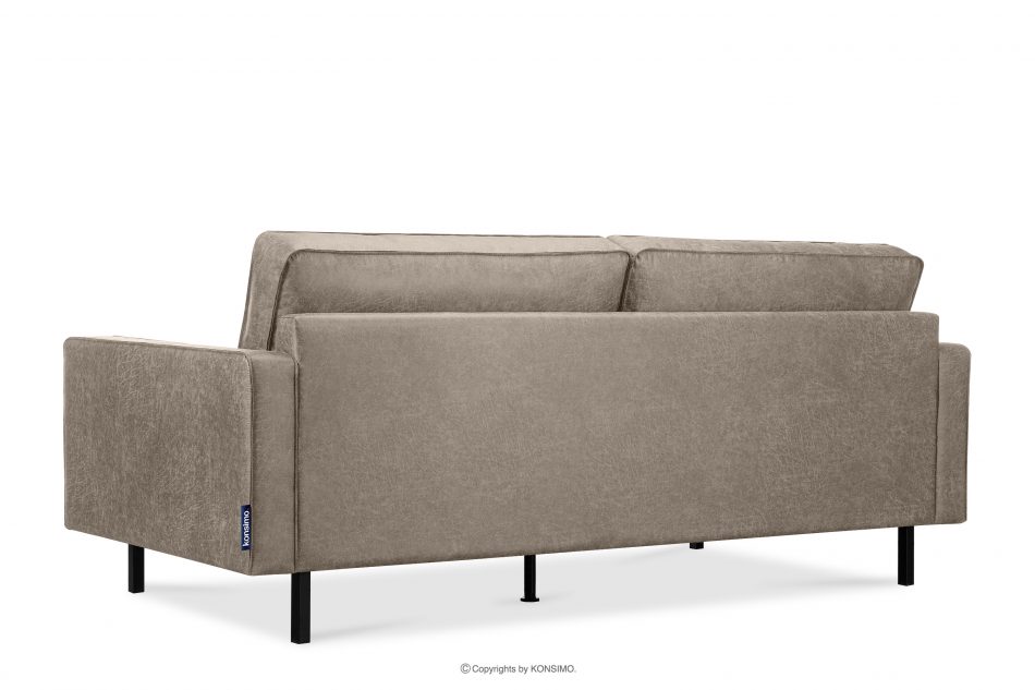 INVIA Sofa w stylu loft 3 osobowa jasny szary jasny szary - zdjęcie 5