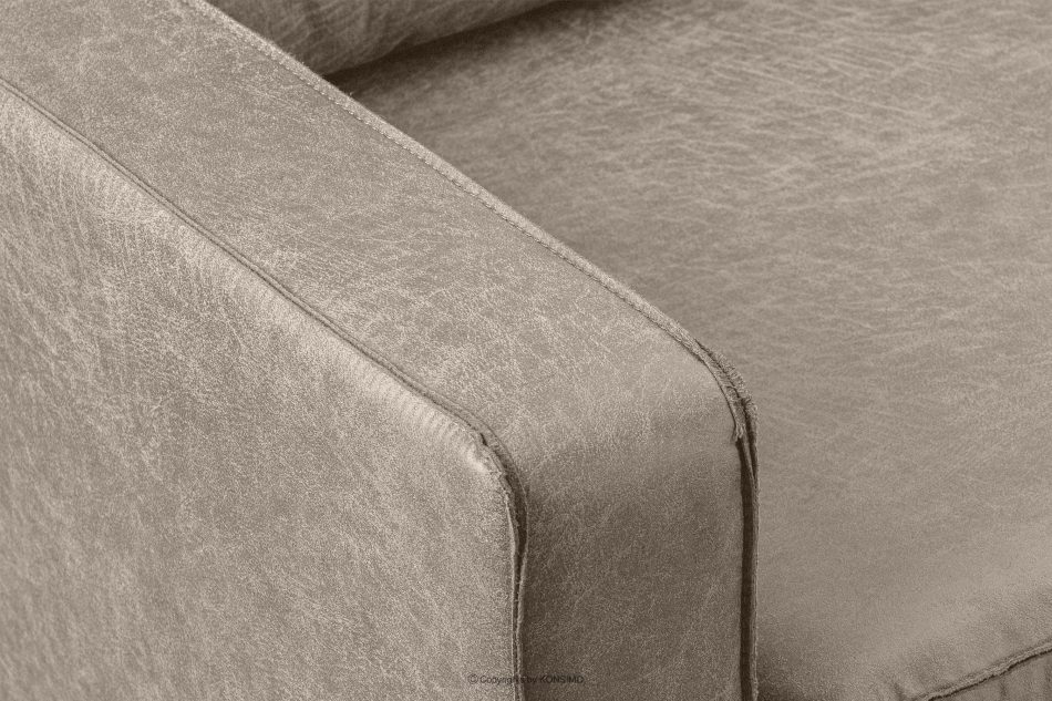 INVIA Sofa w stylu loft 3 osobowa jasny szary jasny szary - zdjęcie 7