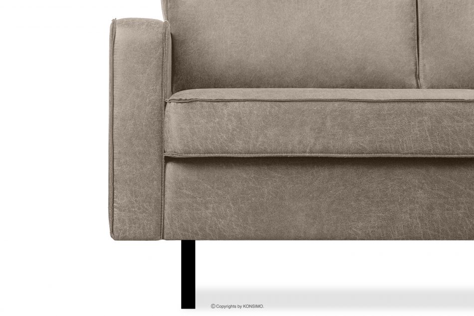 INVIA Sofa w stylu loft 3 osobowa jasny szary jasny szary - zdjęcie 10