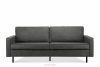 INVIA Sofa w stylu loft 3 osobowa ciemny szary ciemny szary - zdjęcie 1