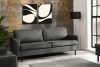 INVIA Sofa w stylu loft 3 osobowa ciemny szary ciemny szary - zdjęcie 2