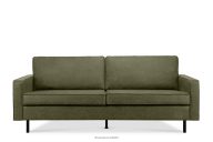 Sofa w stylu loft 3 osobowa zielony