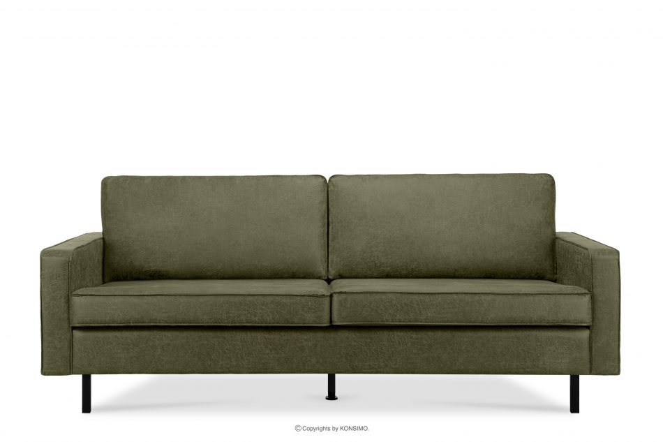 INVIA Sofa w stylu loft 3 osobowa zielony zielony - zdjęcie 0
