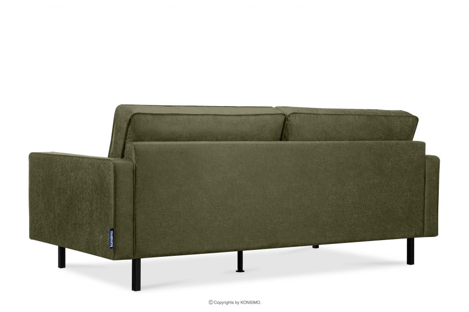 INVIA Sofa w stylu loft 3 osobowa zielony zielony - zdjęcie 5