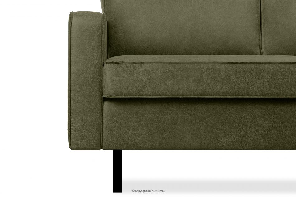 INVIA Sofa w stylu loft 3 osobowa zielony zielony - zdjęcie 10