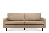 Sofa w stylu loft 3 osobowa beżowy