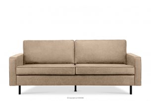 INVIA, https://konsimo.pl/kolekcja/invia/ Sofa w stylu loft 3 osobowa beżowy beżowy - zdjęcie
