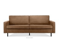 Sofa loftowa 3 osobowa brązowy