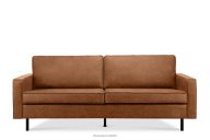 Sofa loftowa 3 osobowa cognac