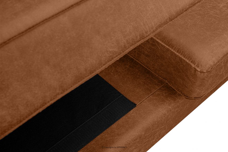 INVIA Sofa loftowa 3 osobowa cognac rudy - zdjęcie 12