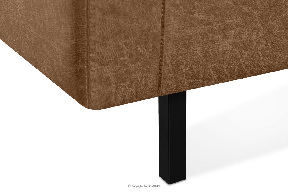 INVIA Duży loftowy fotel brązowy brązowy - zdjęcie 7