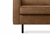 INVIA Duży loftowy fotel brązowy brązowy - zdjęcie 9
