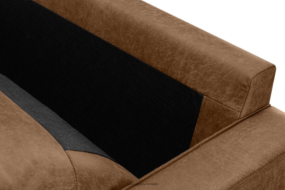 INVIA Duży loftowy fotel brązowy brązowy - zdjęcie 10