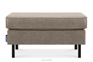 Puf w stylu loft jasny szary