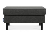 Puf w stylu loft ciemny szary