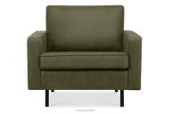 Fotel w stylu loft zielony