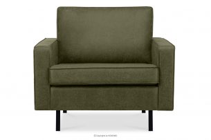 INVIA, https://konsimo.pl/kolekcja/invia/ Fotel w stylu loft zielony zielony - zdjęcie