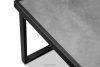FRENA Zestaw mebli na taras ze stali w stylu loft czarny czarny/beżowy - zdjęcie 16